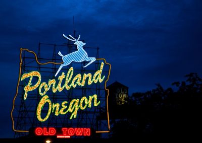 Portland Oregon neon sign