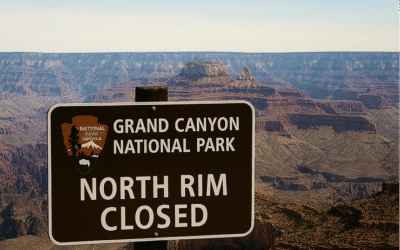Brand bij de North Rim van de Grand Canyon – park deels gesloten