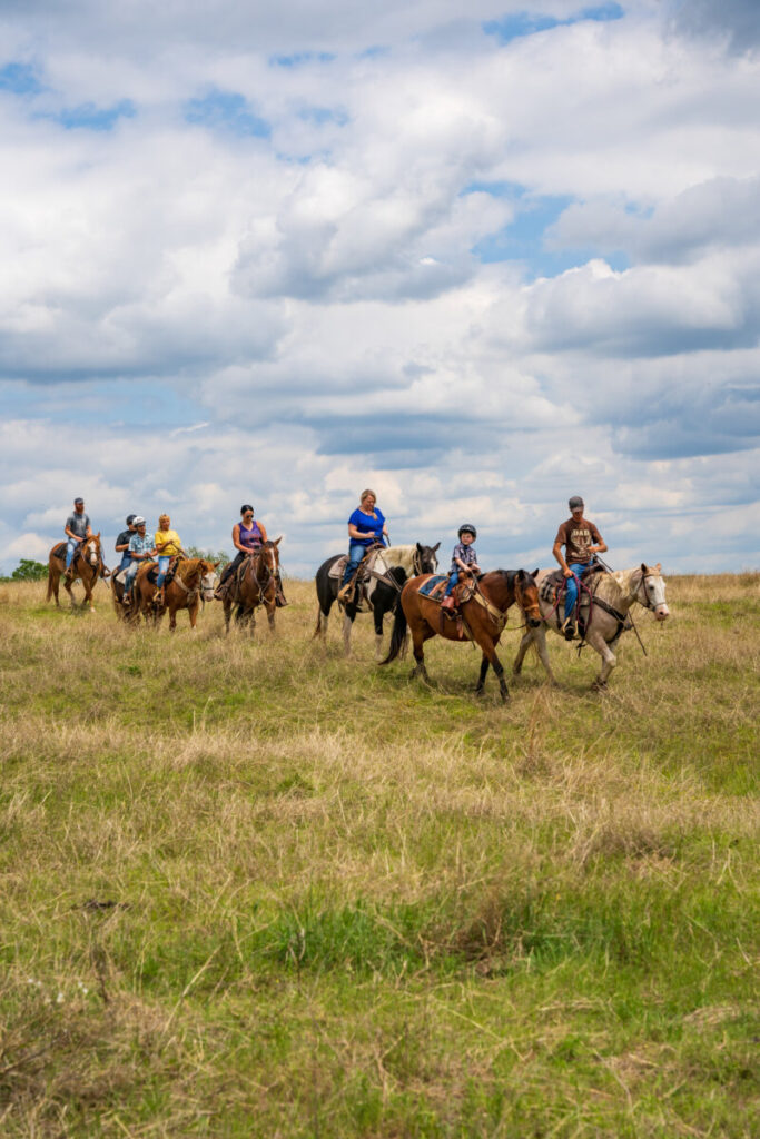 Horse riding Chickasaw 