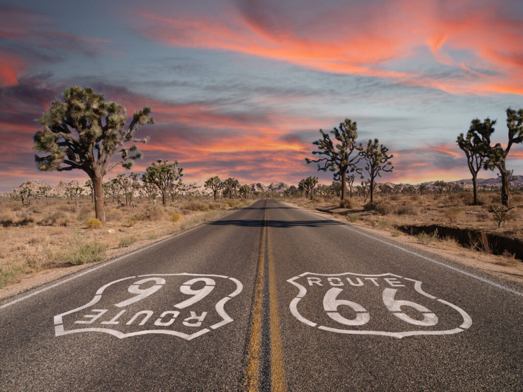 Route 66 road