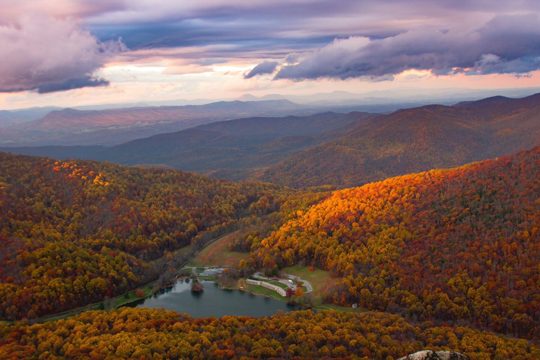 Herfstkleuren Appalachen